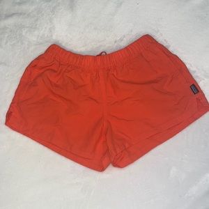 Patagonia Orange waterproof athletic shorts Xs